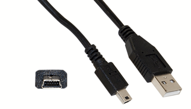 USB 2.0 A Male to Mini USB 5-Pin Male-lrg