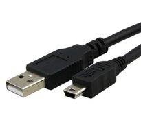 USB 2.0 A Male to Mini USB 5-Pin Male